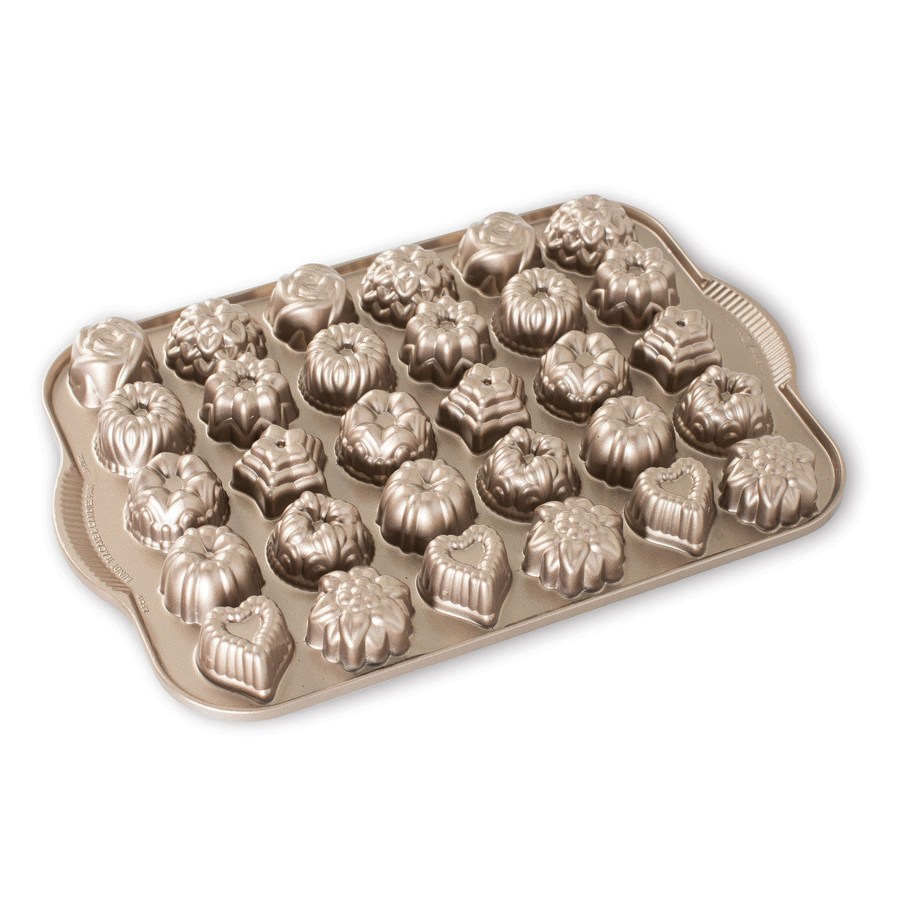 Nordic Ware USA Bundt Tea Cakes and Candies Pan, 35.8 x 24.4 x 2.8cm - Cast Aluminium - Hospitality Connect