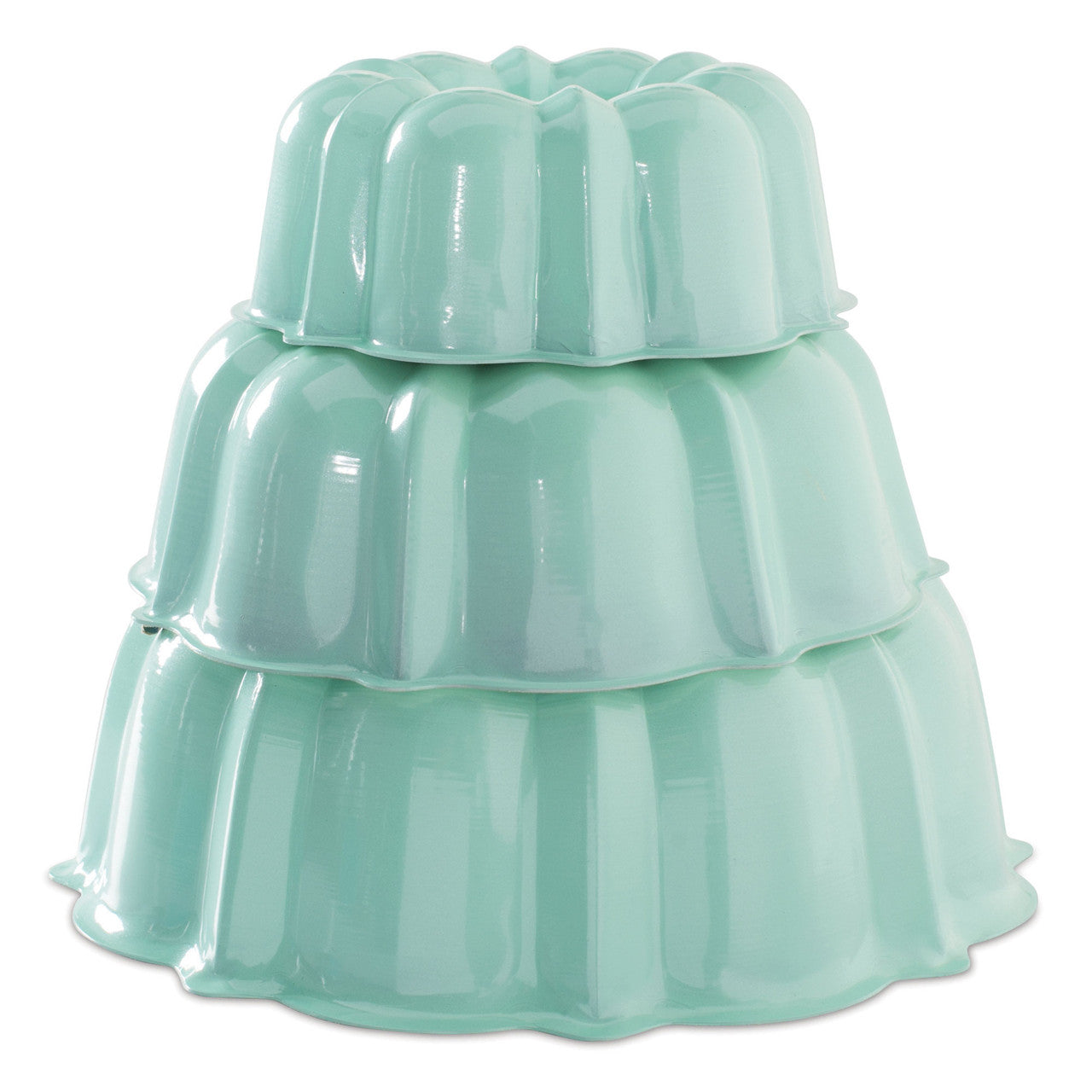 Nordic Ware USA Tiered Bundt 3 - Piece Set, 26.5 x 26.5 x 13.5cm - Aluminum - Hospitality Connect