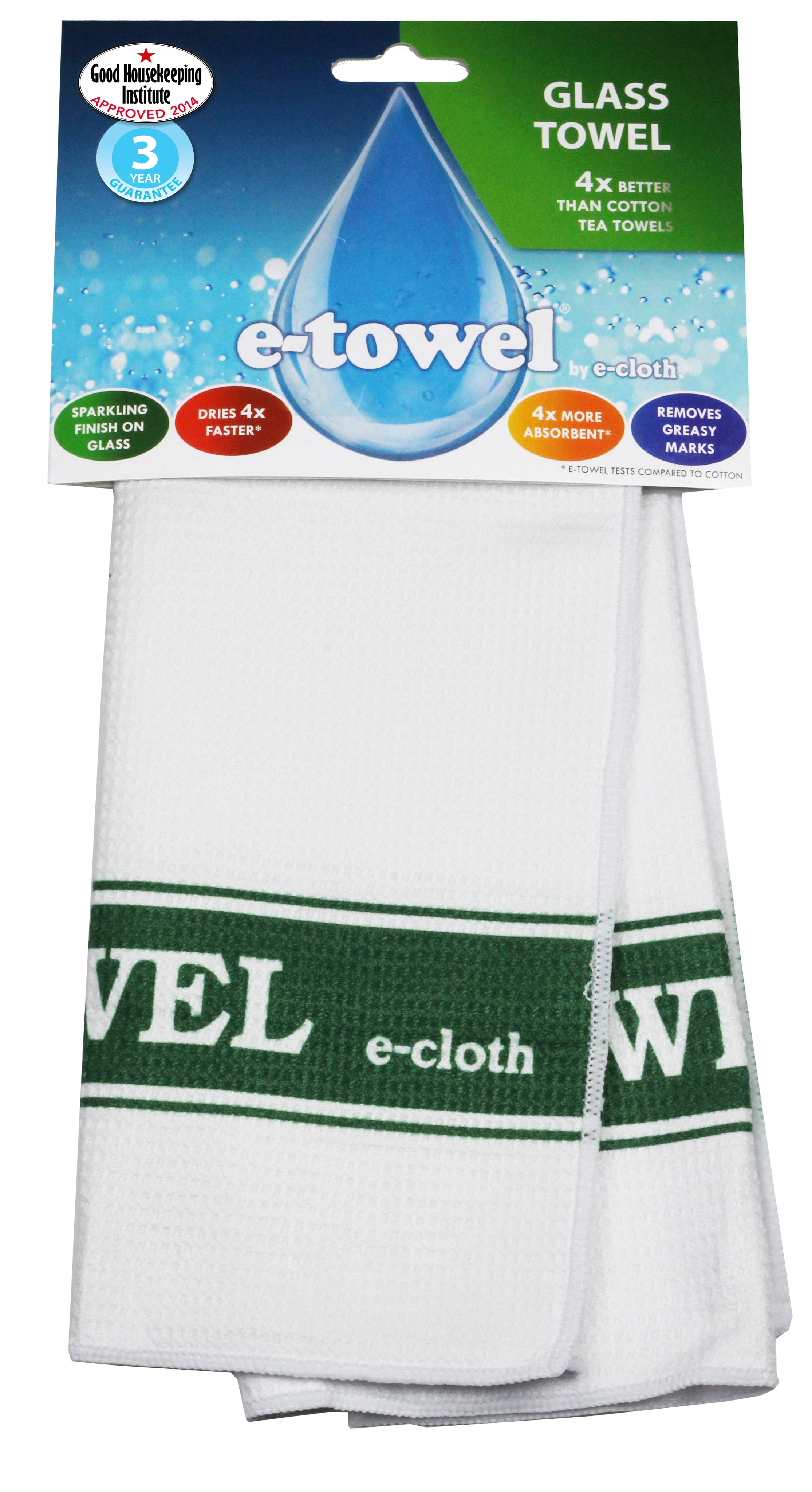 ECloth High Performance Glass Towel - Hospitality Connect