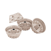 Chefmade Mini Kugelhopf Cake Pan 11cm - Set of 4