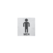 CHEF INOX WALL SIGN "MEN" 130x130mm S/S PACK OF 2 - Hospitality Connect