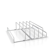 Winterhalter universal insert for utensil and tray racks, 5 rows, fits sheets and trays, measuring 457x450x131mm.