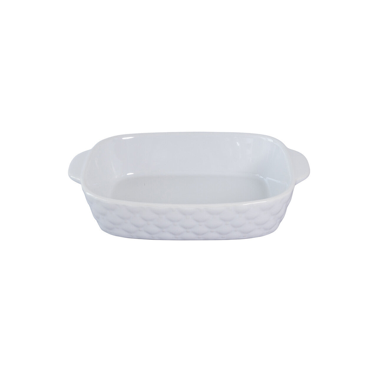Cuisena Ceramic Baking Dish - White - 24cm