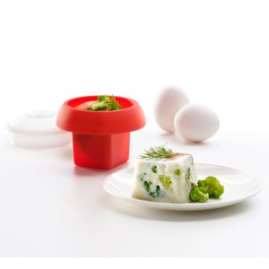 Lekue Microwave OVO Egg Cooker Square Translucent 100ml - Hospitality Connect