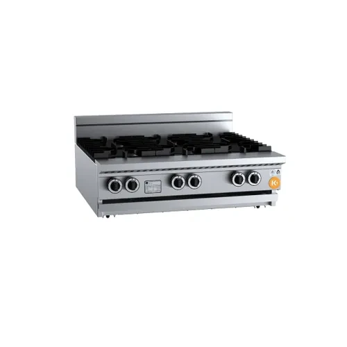K + Six Burner Bench Mounted Boiling Top KBT-SB6BM. - Hospitality Connect