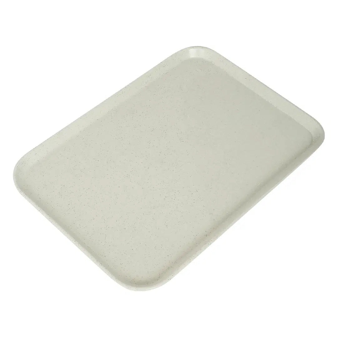 KH HEALTHCARE TRAY 405 x 280mm WHITE SPECKLED FIBREGLASS