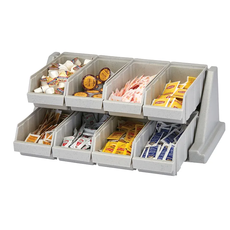 CAMBRO Organizer Bin W/8 Bins - Black 8RS8110 - Hospitality Connect