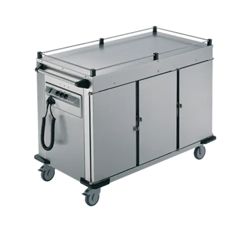 Rieber NORM-III-0 - 3 x Heated Cabinets Mobile Food Transport Trolley - Hospitality Connect