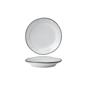 TABLEKRAFT LINEA ORGANICS PLATE w/RIM 180x33mm WHITE Box of 5 - Hospitality Connect