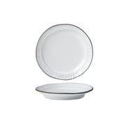 TABLEKRAFT LINEA ORGANICS PLATE w/RIM 220x35mm WHITE Box of 5 - Hospitality Connect