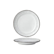 TABLEKRAFT LINEA ORGANICS PLATE w/RIM 260x35mm WHITE Box of 5 - Hospitality Connect