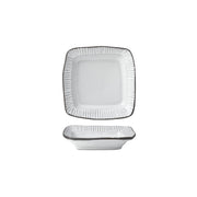 TABLEKRAFT LINEA ORGANICS SQUARE PLATE 180x40mm WHITE Box of 5 - Hospitality Connect