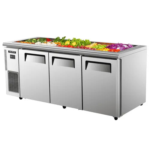 Skipio Salad Prep Table Buffet 1800mm SSR18-3. - Hospitality Connect
