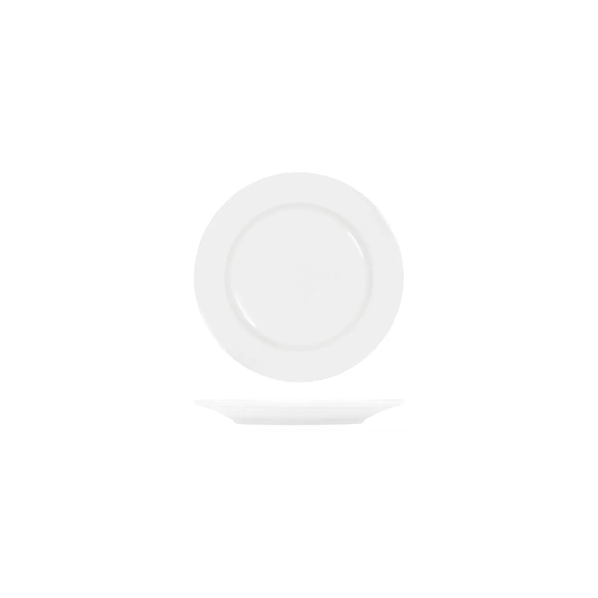 TABLEKRAFT CORE WHITE ROUND PLATE RIM SHAPE- 250mm  Box of 6 - Hospitality Connect