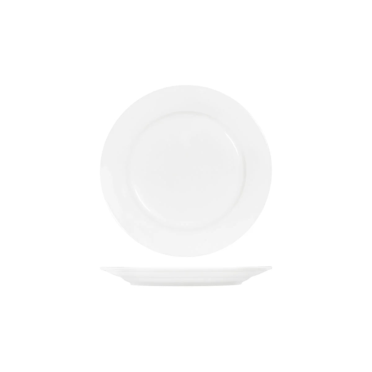TABLEKRAFT CORE WHITE ROUND PLATE RIM SHAPE- 280mm  Box of 6 - Hospitality Connect