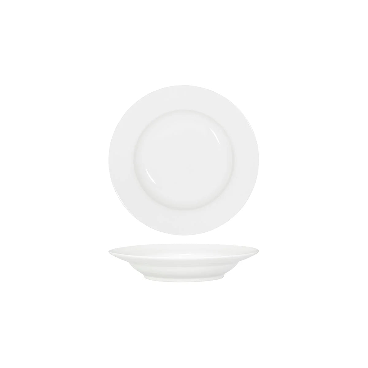 TABLEKRAFT CORE WHITE PASTA PLATE WIDE RIM 225x48mm - Hospitality Connect