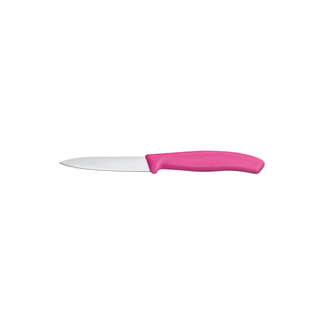 Victorinox Paring Knife, Straight Edge 8cm - Pink - Hospitality Connect