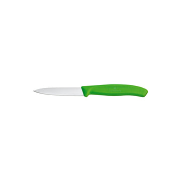 Victorinox Paring Knife, Straight Edge 8cm - Green - Hospitality Connect