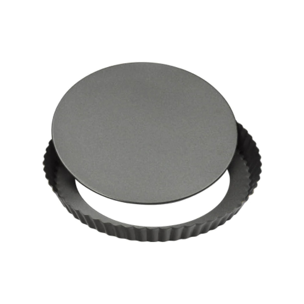 WILTSHIRE QUICHE PAN-FLUTED EASYBAKE 250x25mm LOOSE BASE N/S - Hospitality Connect