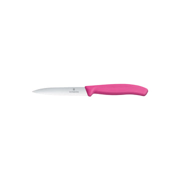 Victorinox Paring Knife, Wavy Edge 10cm - Pink - Hospitality Connect