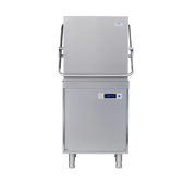 Classeq CP500 passthrough dishwasher with stainless steel exterior and control panel, designed for commercial dishwashing.