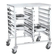 KH WORKBENCH BAKERS TRAY CARRIER 7 TIER S/STEEL