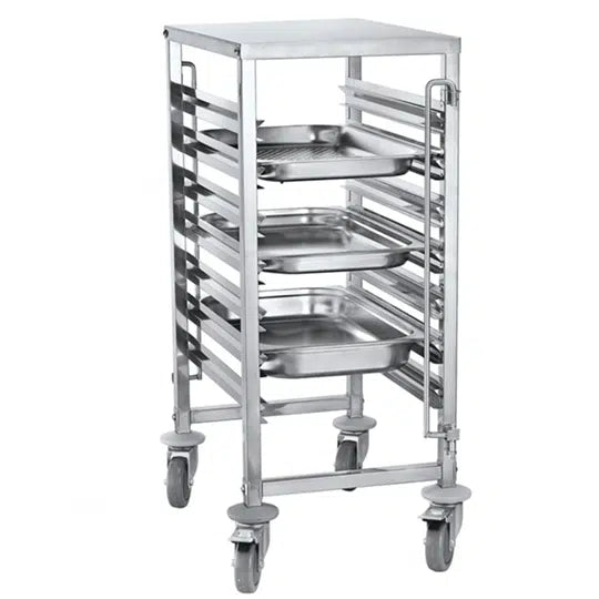 KH GASTRONORM WORKBENCH PAN CARRIER SINGLE 6 TIER S/STEEL
