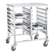 KH GASTRONORM WORKBENCH PAN CARRIER DOUBLE 6 TIER S/STEEL