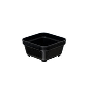 KH HEALTHCARE SQUARE BOWL 100MM BLACK PP (#19) Box of 12