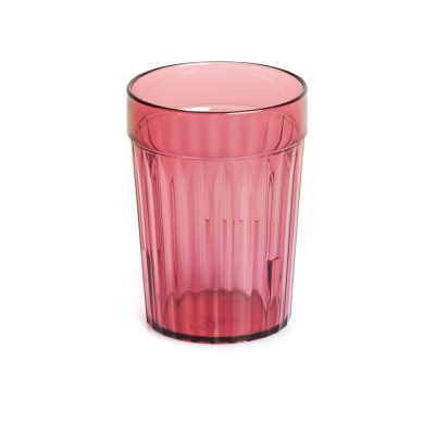 KH HEALTHCARE TUMBLER 230mL PLASTIC BURGUNDY SAN (#16) Box of 72