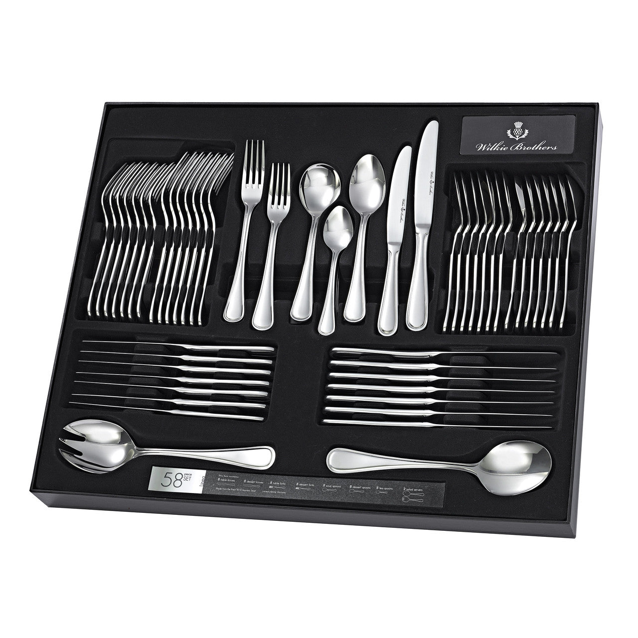 Wilkie Brothers Linea 58 Piece Cutlery Set99434 - Hospitality Connect