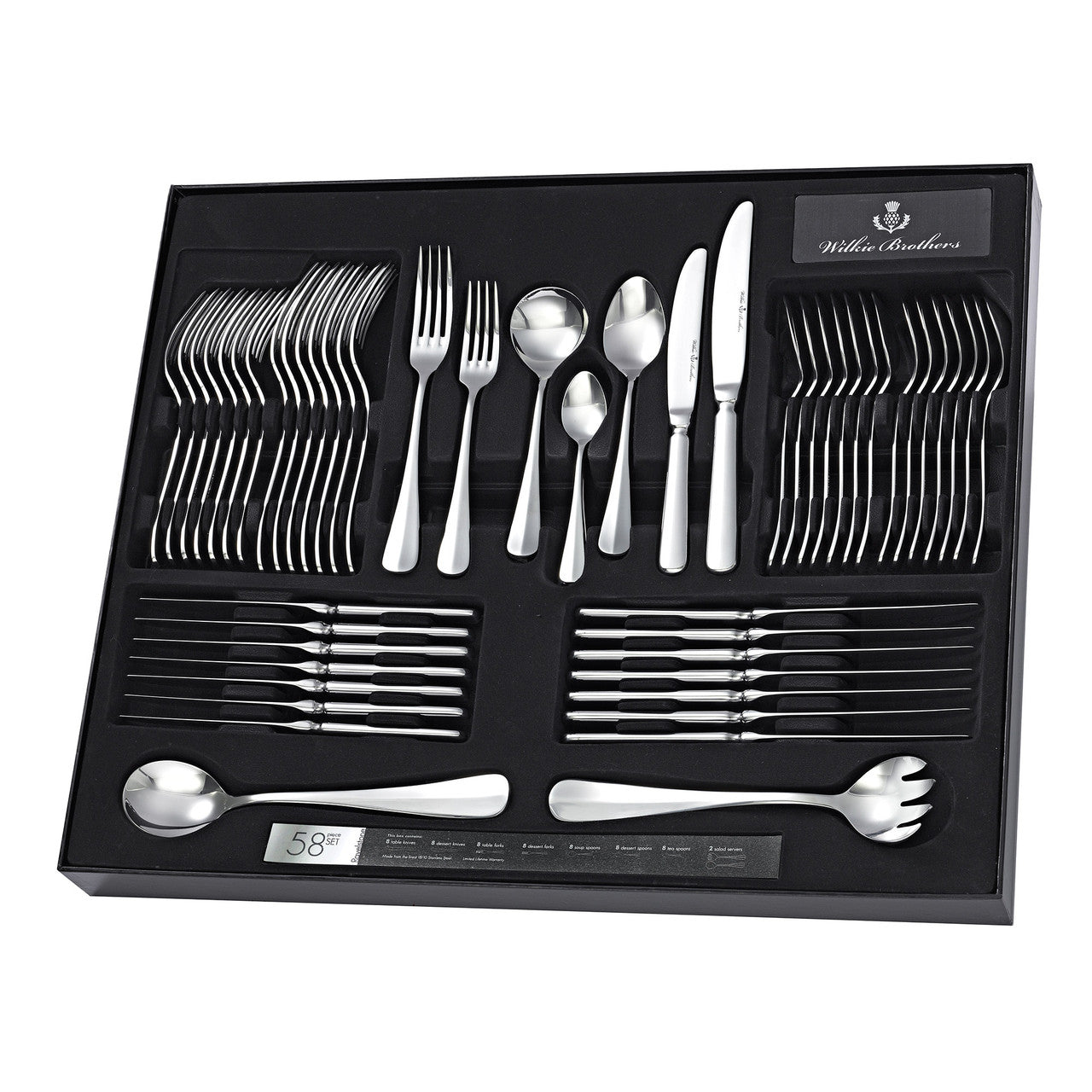 Wilkie Brothers Ravelstone 58 Piece Cutlery Set99464 - Hospitality Connect