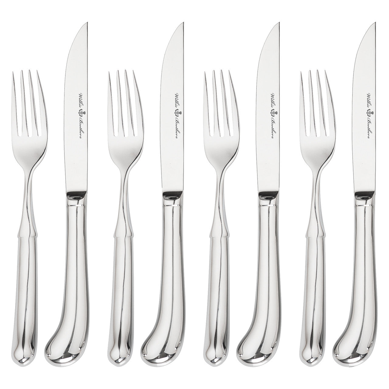 Wilkie Brothers Stirling 8 Piece Steak Knife and Fork Set99701 - Hospitality Connect
