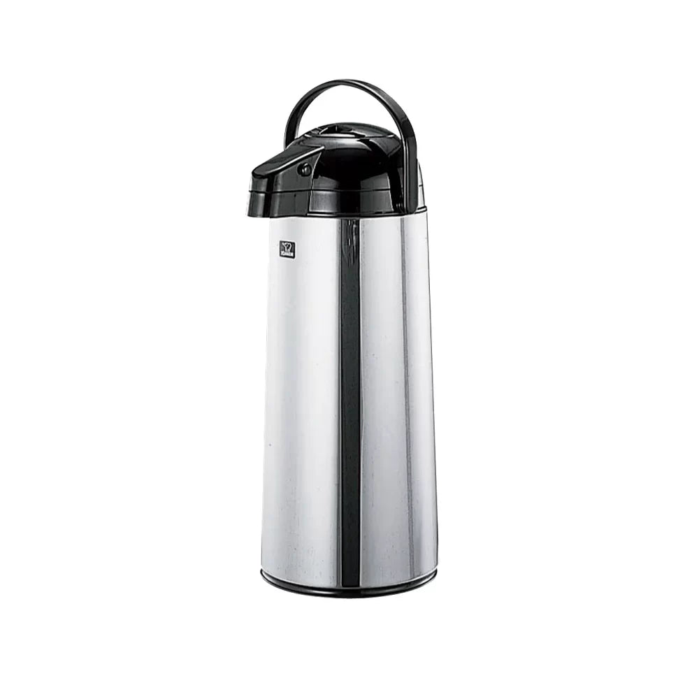 Aqumate 2.2 L Glass Liner Air Pot with safety lock (push pump) - Hospitality Connect