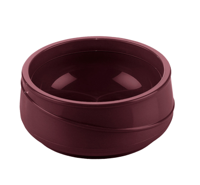 Aladdin Temp-Rite Allure 8 oz. Round Insulated Soup Bowl, Burgundy Box of 48 ALB250 - Hospitality Connect