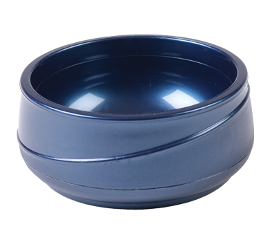 Aladdin Temp-Rite Allure 8 oz. Round Insulated Soup Bowl, Sapphire Box of 48 ALB500 - Hospitality Connect