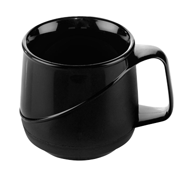 Aladdin Temp-Rite Allure 8 oz. Insulated Mug, Black Box of 48 ALM370 - Hospitality Connect
