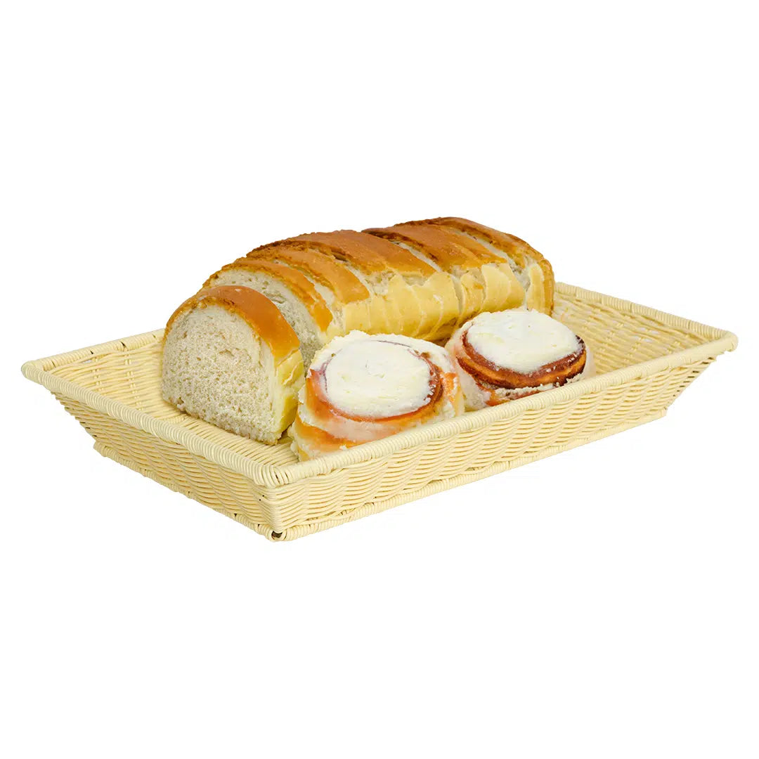 KH BREAD BASKET PP YELLOW 530 X 320 X 80MM