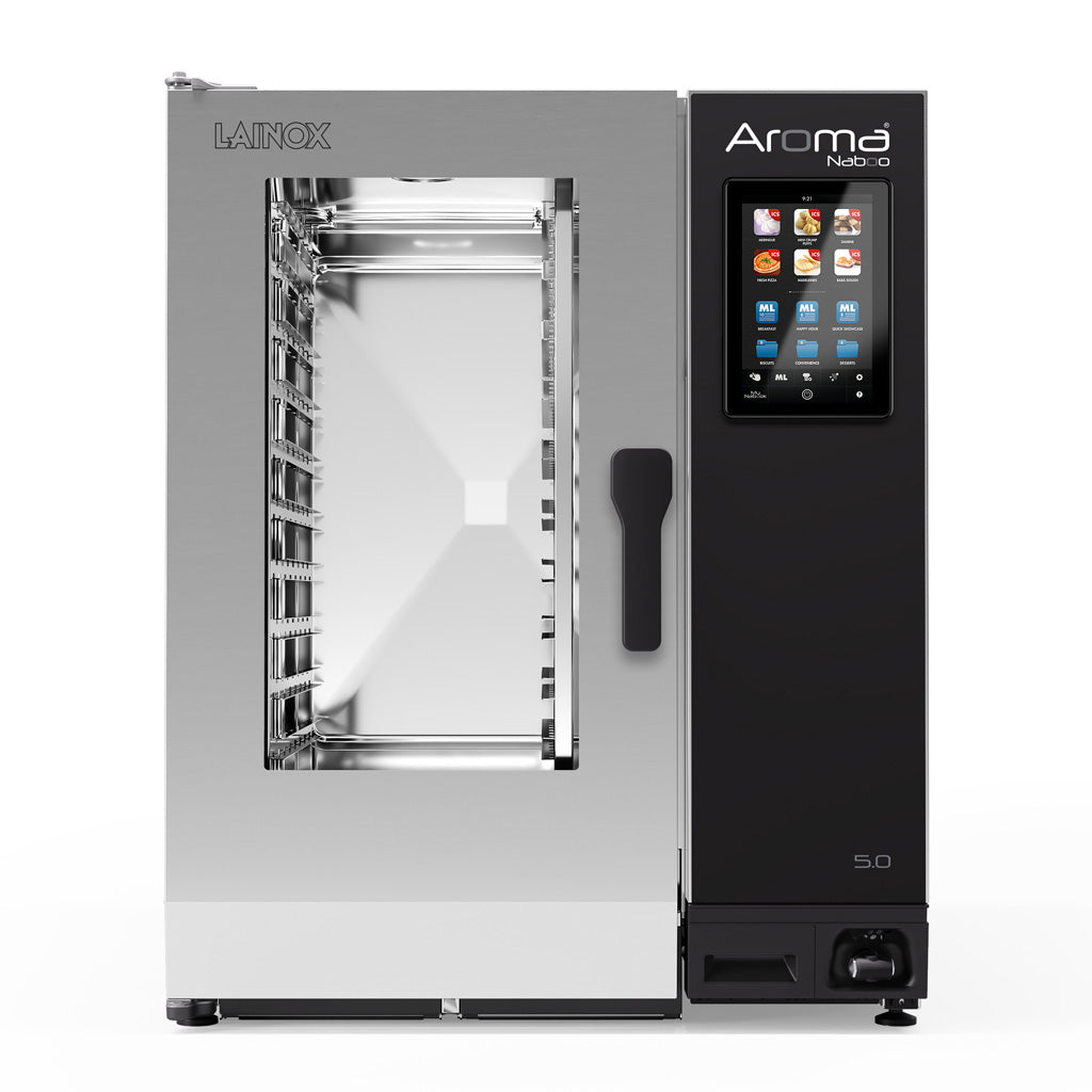 LAINOX 8 x 600 x 400 Electric Direct Steam Combi Oven with Touch Screen Controls - Hospitality Connect