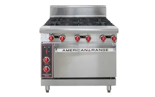 American Range 36" 6 Burner with Innovection Oven AAR.6B.NV. - Hospitality Connect