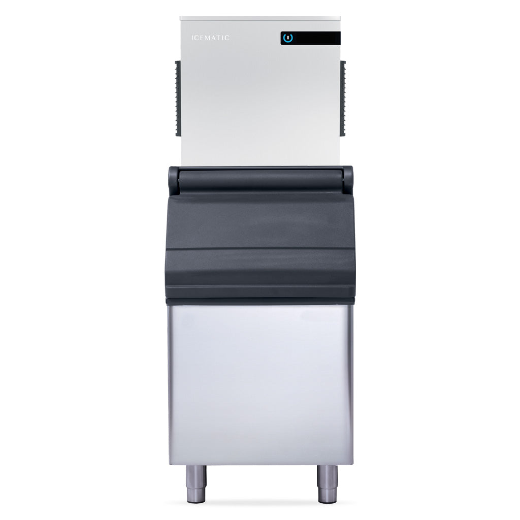 ICEMATIC 200kg High Production Slim Line Half Dice Ice Machine - Hospitality Connect