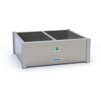 Roband Hot Bain Marie 4 x 1/2 size, pans not included, double row BM22
