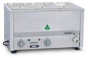 Roband Counter Top Bain Marie 3 x 1/3 size 100mm pans BM2B - Hospitality Connect