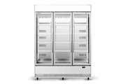 Skope Upright Fridge Bottom Mount 3 Glass Door Lit Sign BME1500N-AC - Hospitality Connect