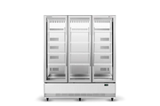 Skope ActiveCore Upright Fridge Bottom Mount 3 Glass Door with 5x Shelves per Door BME1500N-A - Hospitality Connect