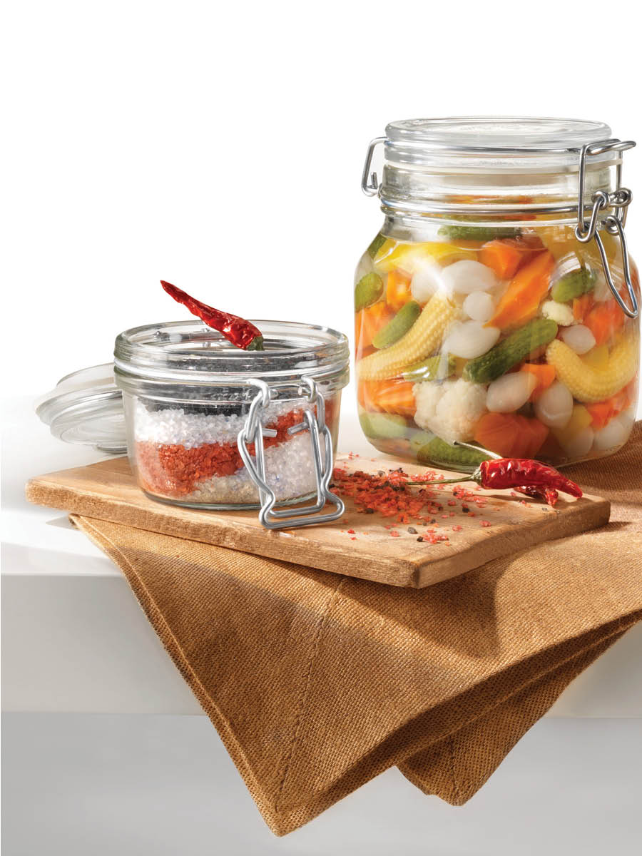 BORMIOLI ROCCO FIDO JAR 1.0lt CLEAR LID (1.49220) Box of 6 - Hospitality Connect