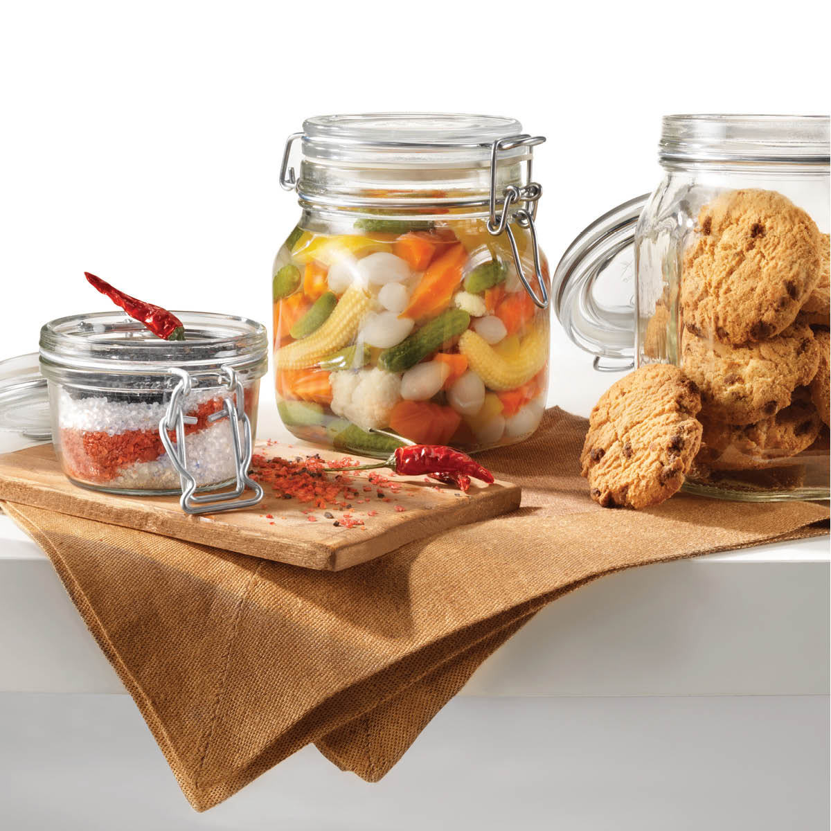 BORMIOLI ROCCO FIDO JAR TERRINE 0.35lt CLEAR LID (1.41332) Box of 12 - Hospitality Connect
