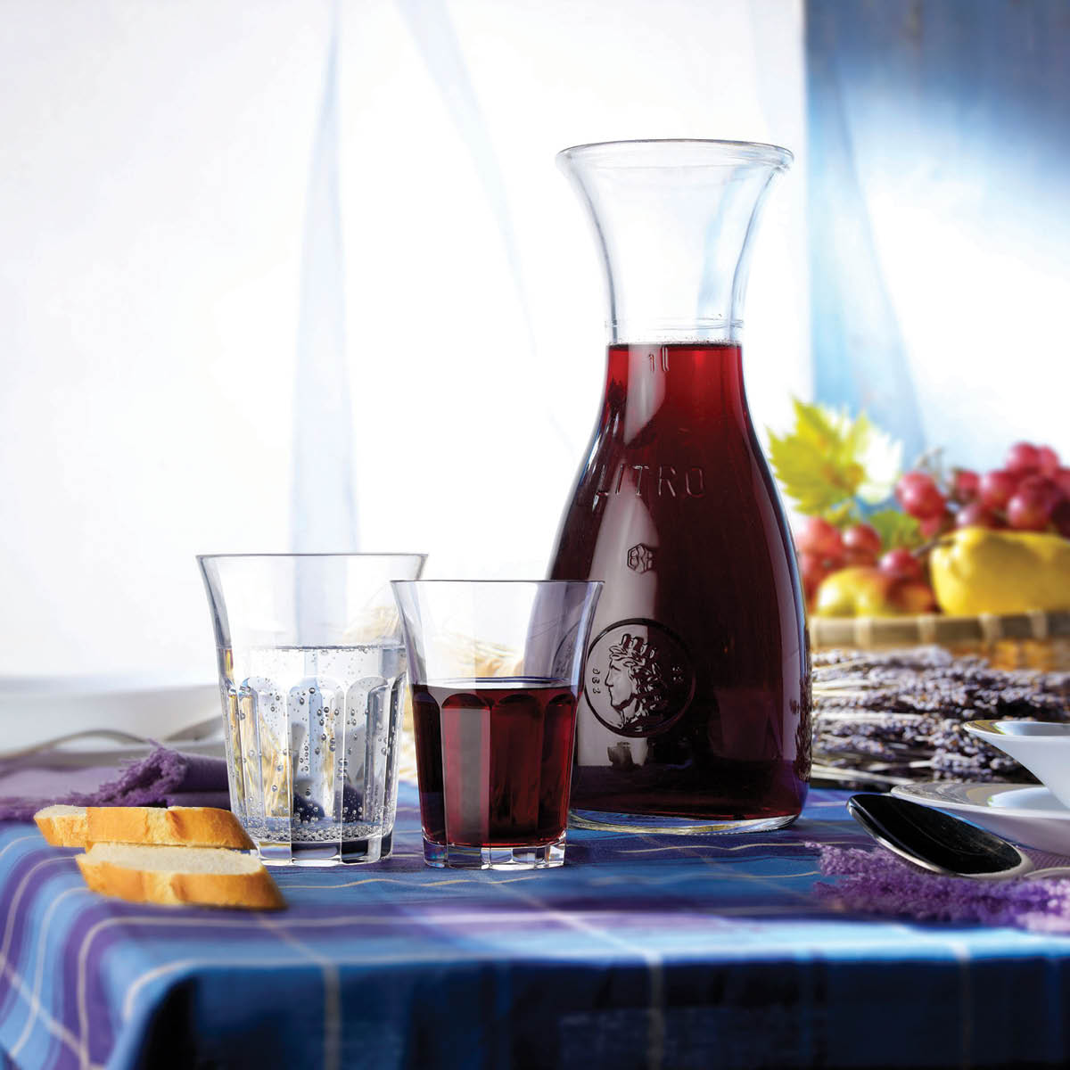 BORMIOLI ROCCO MISURE CARAFE 1.0lt CLEAR (1.84179) Box of 6 - Hospitality Connect