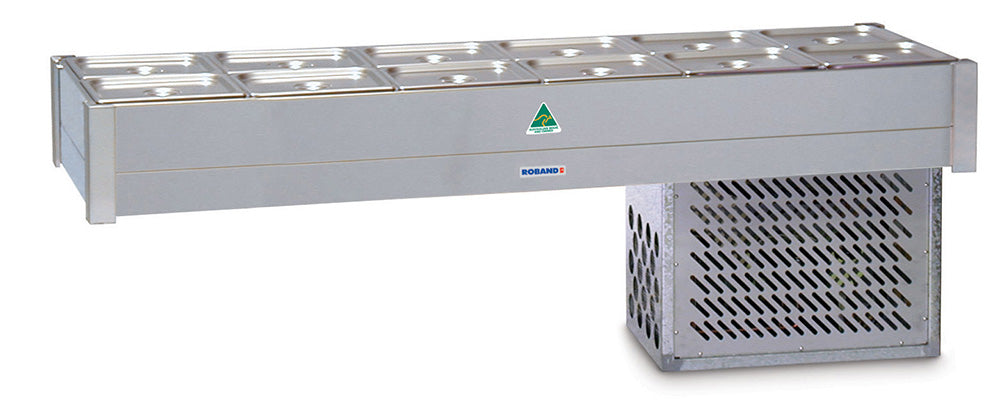 Roband Refrigerated Bain Marie 12 x 1/2 size, pans not included, double row BR26 - Hospitality Connect