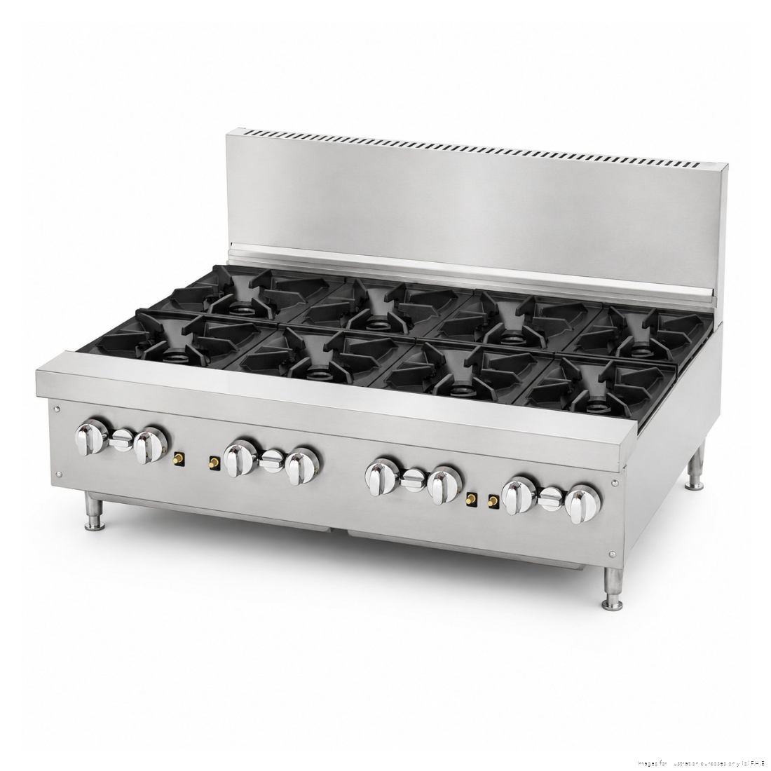 Brenner Forge 800 Series NG Gas Bench Top (8 Burner) - BREG8R-1200N